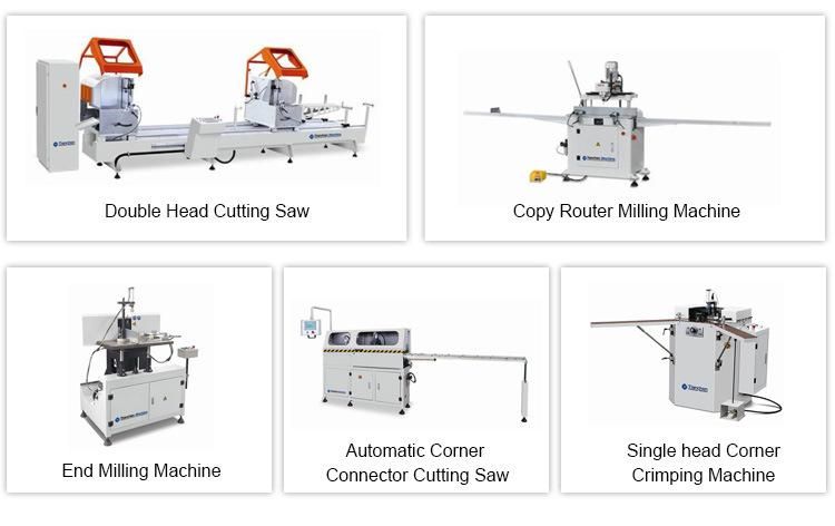 Aluminium Window Door Fabrication CNC Copy Milling Machine