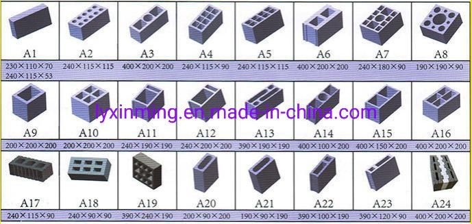 Qtj4-40 Concrete Block/Brick Making Machine