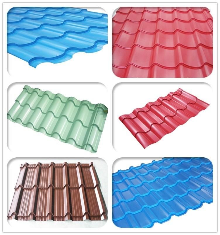 European Standard Monterrey Metal Roof Tile Making Machine