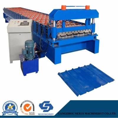 Ibr Steel Metal Roofing Sheet Roll Forming Machine/Automatic PLC Control Roof Profile Making Machine
