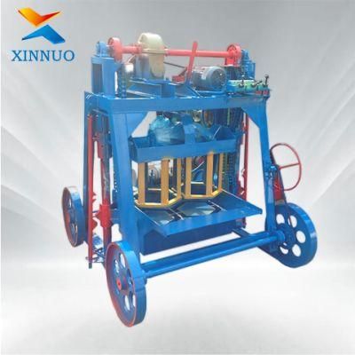 Hydraulic Shock 1 Year Xinnuo Concrete Block Making Machine Clay