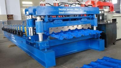 Roofing Glazed Tile Roll Forming Equipment Step Press Machinetile Machine