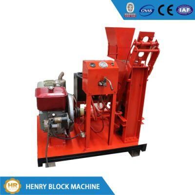 Hr1-25 Semi-Automatic Clay Soil Hydraulic Interlocking Brick Machine with Electric Motor