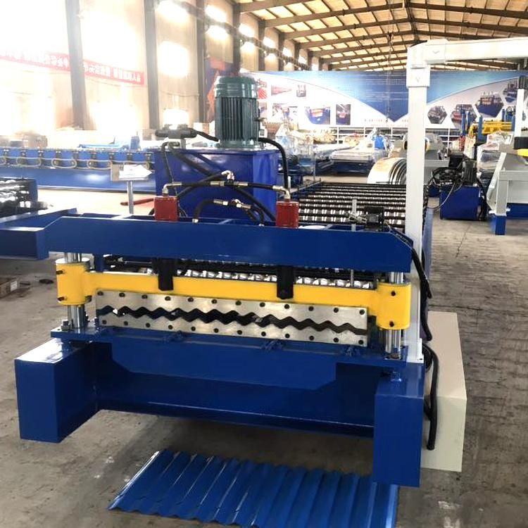 Iron Roofing Sheet Roll Forming Machine Corrugated Metal Steel Tile Sheet Roof Rolled Machinery