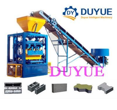 Qt4-24 Semi Automatic Hydraulic High Pressure Brick Making Machine Colorful Paver Molding Machine