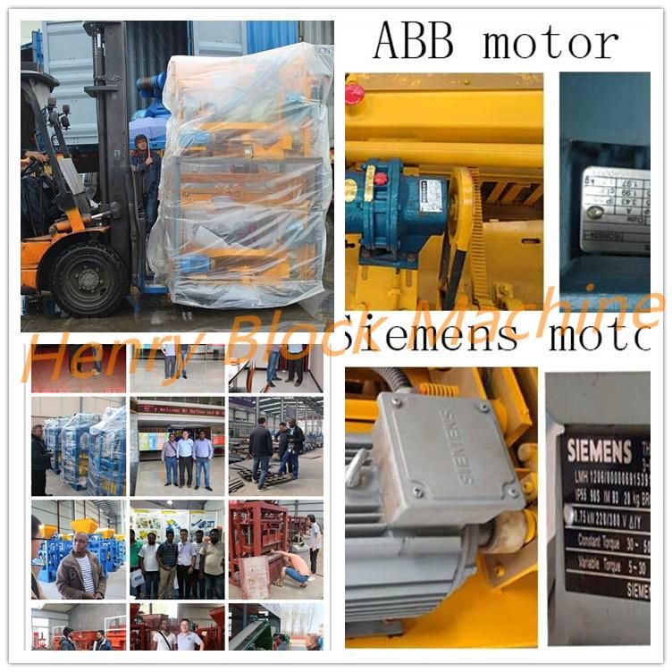 Qt40-3A Low Price Egg Layer Block Machine Mobile Concrete Hollow Block Making Machine