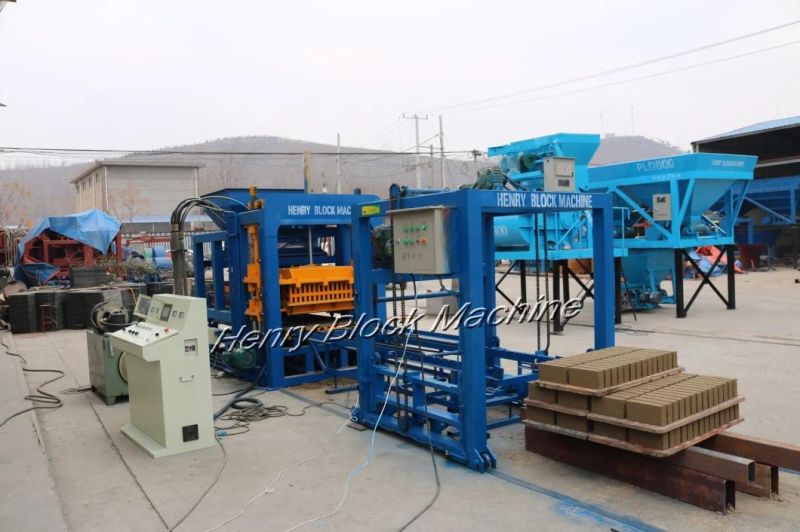 Qt4-15 Best Selling Full Automatic Hydraulic Concrete Brick Making Machine Hollow Block Making Machinery to Africa