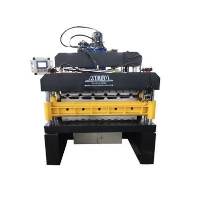 Glazed Roof Tile Double Layer Roof Sheet Roll Forming Machine