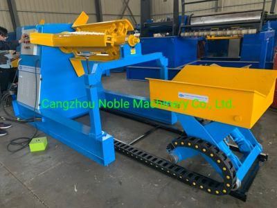 Hydraulic Decoiler with Coil Car Full-Automatic Metal Sheets Decoiler for Roll Forming Machine