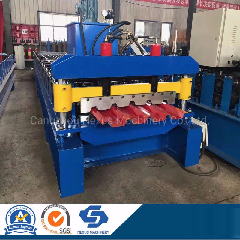 Trapezoidal Ibr Color Steel Zinc Aluminium Roofing Sheet Making Machine/Ibr Iron Sheet Metal Roof Tile Machine