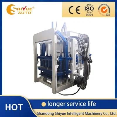Automatic Concrete Hollow Block Brick Machine in Building Material Making Machinery
