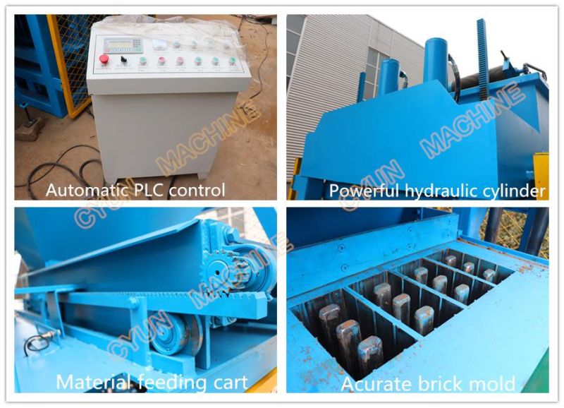 Cy4-10 Hydraulic Compress Earth Soil Interlocking Brick Machine