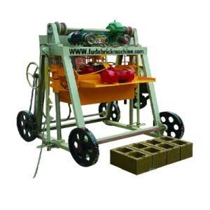 Semi Automatic Mobile Clay Makiga Manual Automatic Brick Making Machine