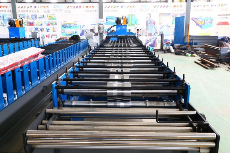 Korea Roofing Tile Trapezoidal Roll Forming Machine Full Automatic Metal Sheet Pressing Machine Price