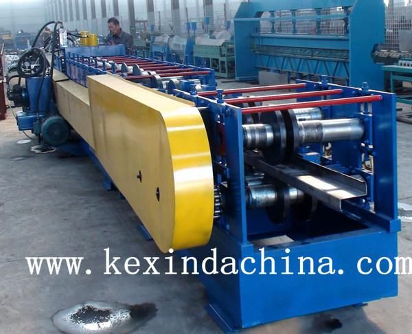Kexinda Z Steel Purlin Roll Forming Machinery with Hydraulic Cutting and Punching