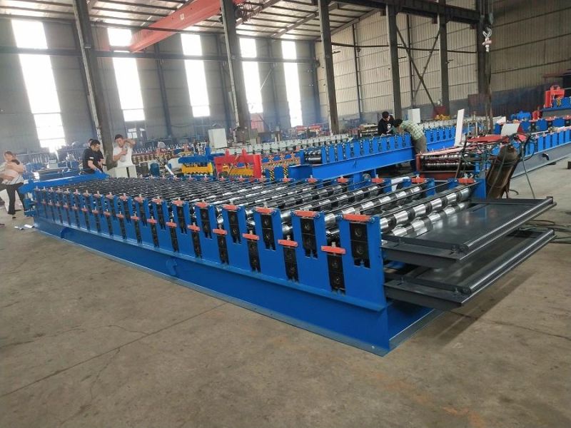 Columbia Customized Double Trapezoidal Color Roof Tile Making Machine