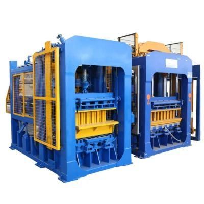 Fully Automatic Model Qt 12-15 Block Machine for Making Concrete Curbstone Block Production Line