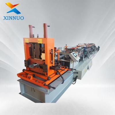 Customized Hydraulic Pressure Xinnuo Shaped Steel Forming C Purlin Machine