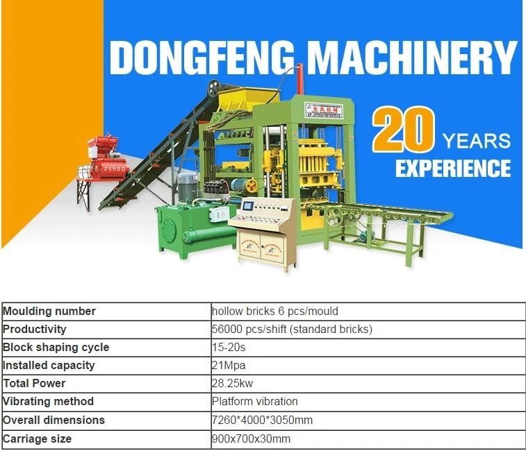 Best Price Brick Making Machine Yqty6-15 for Solid Hollow Brick