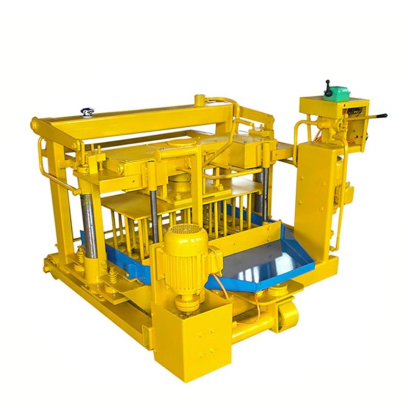 4A Mobile Construction Equipment Brick Making Machine 400*200*200/4en 3840/8h Block Making Machine