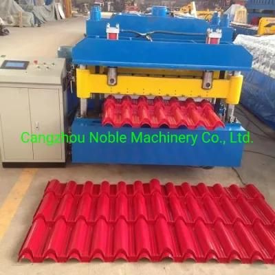 Ukraine Used Bamboo Roof Step Tile Making Roll Forming Machinery