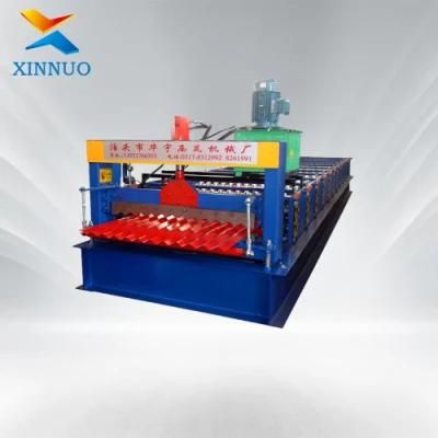 Xinnuo 836mm Corrugated Roll Forming Machines Lifetime Guaranteed