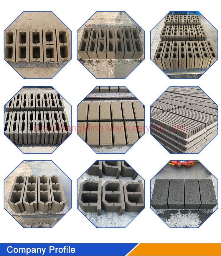 Qtj4-25 Automatic Hollow Concrete Cement Interlock Paver Brick Make Machine