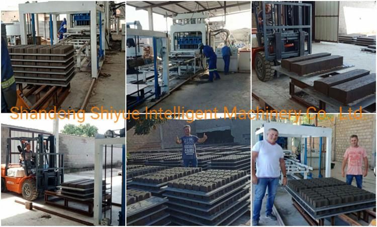 Qt10-15 Hydraulic Concrete Hollow Block Interlocking Brick Machine with CE Certificate