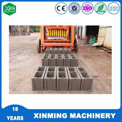 Professional Supplier Qmy4-45 Egg Layer Concrete Cement Block Making Machine for Wall Materials