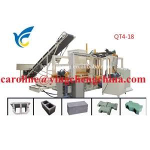 Hot Sale Qt4-18 Automatic Hydraulic Interlocking Block Machine in Nigerian