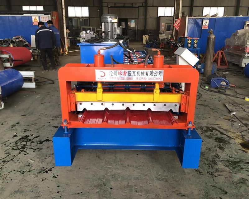 Steel Trapezoidal Sheet Tile Making Roll Forming Machine/5 Rib Metal Ibr Roof Sheetmaking Machine