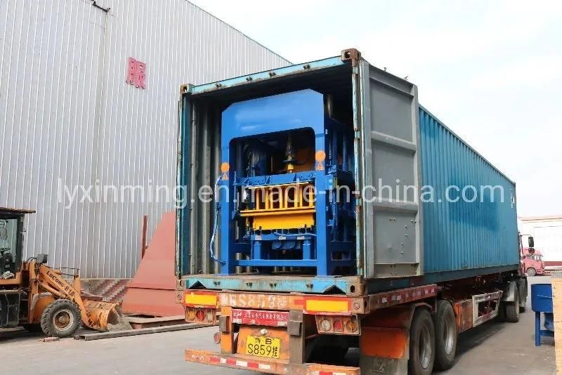 Qt4-18 Hydraulic Interlocking Flyash Interlocking Concrete Brick Paver Block Machine in Sri Lanka
