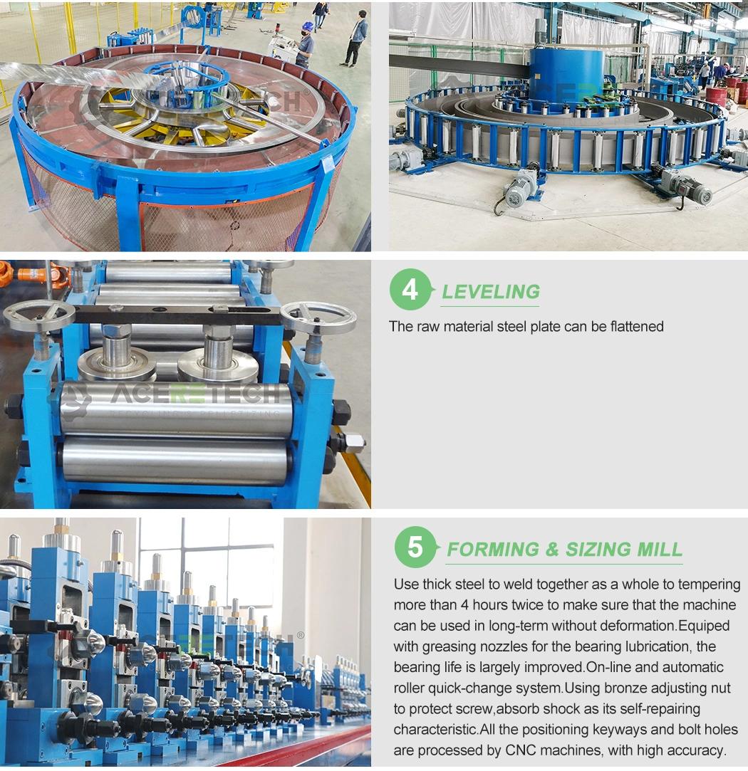 Over 30 Years Experience Welded Pipe Production Line with Automatic Palletizing Machine