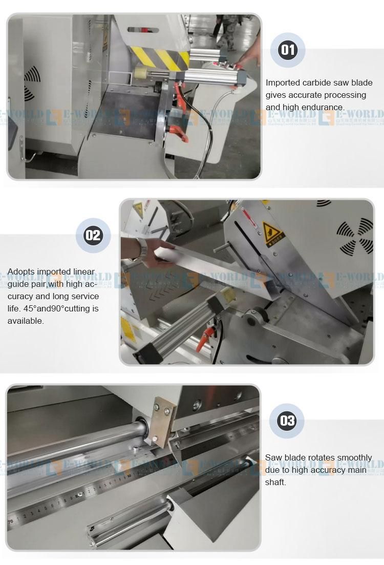 CNC Double Head Cutting Saw for Making Aluminum Window and Door