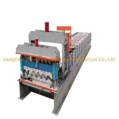 Africa Galvanized Step Glazed Tile Roofing Roll Forming Machine