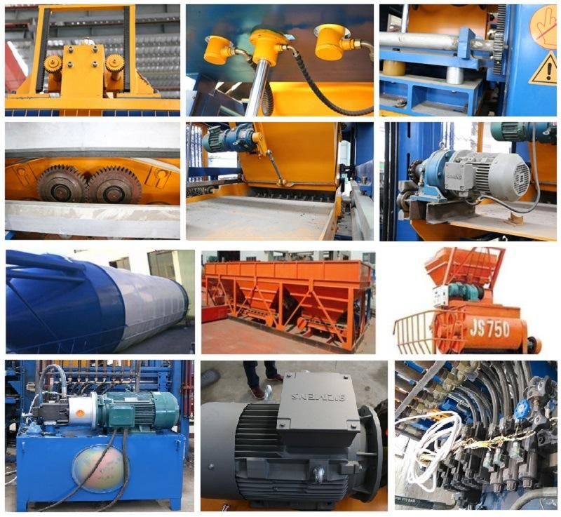 Qt10-15 Huge Full Automatic Hydraulic Hollow Paving Solid Cement Block Machine with Factory Price