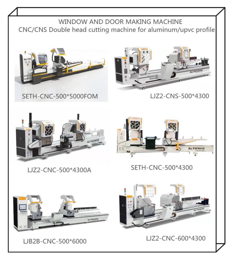 Aluminum Window Machine Heavy Duty CNC Double Head Cutting Machine for Aluminum Profile