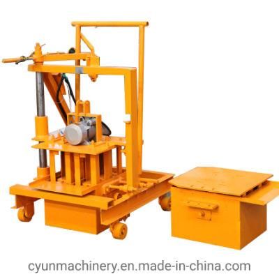Qmy2-45 Manual Small Size Egg Laying Concrete Block and Brick Making Machine