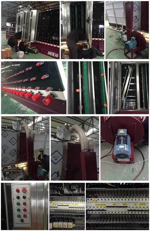 Jy-1800 China Hot Sale Glass Cleaning Verticla Flat Glass Washer