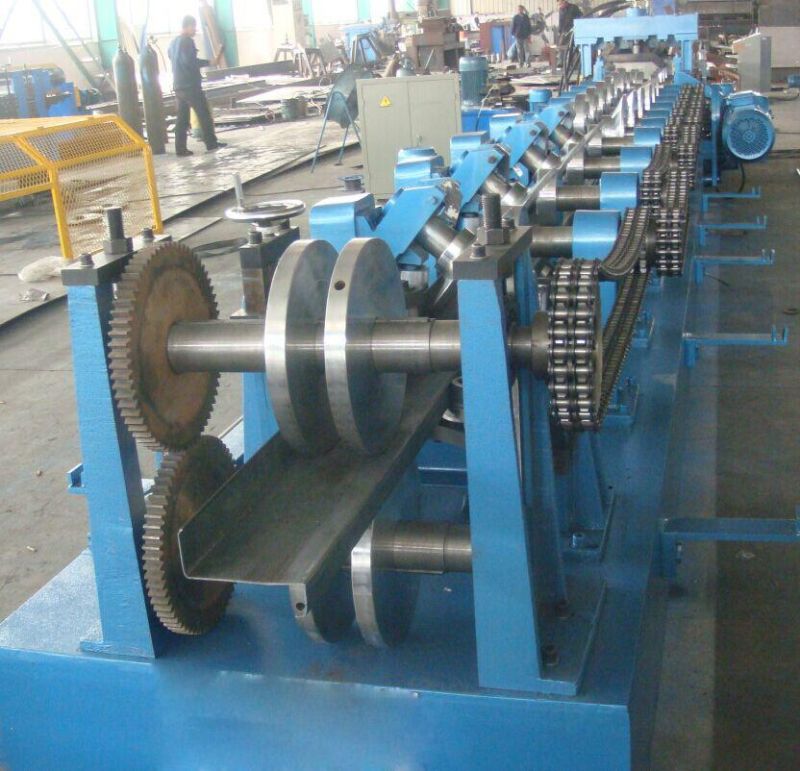 C and Z Purlin Steel Channel Fast Quick Change Fully Automatic 80-300mm Cold C Z Purlin Roll Forming Machine