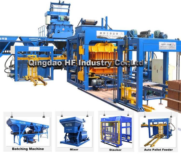 Qt10-15 Paving Block Making Machine 10-15 Paver Block Laying Machine