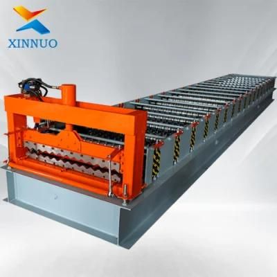 Xinnuo 800 Corrugated Metal Roofing Sheet Profile Roll Forming Machine
