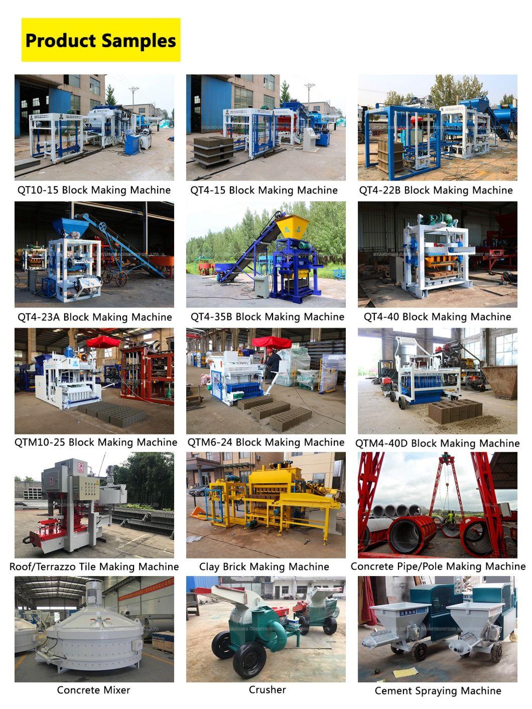 Hot Selling Automatic Concrete Cement Hollow Block Machine Block Making Machine