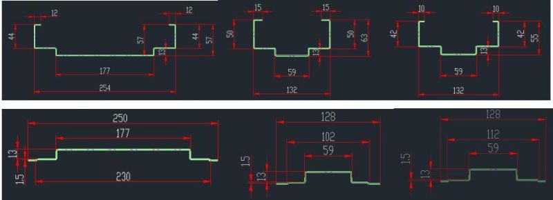 CE Approved Gi, PPGI Container Building Material Making Machinery Door Frame