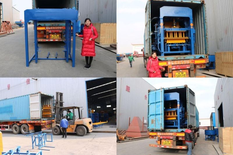 Full Automatic Qt4-18 Concrete Cement Hollow Pavement Interlocking Block Making Machine for Sale