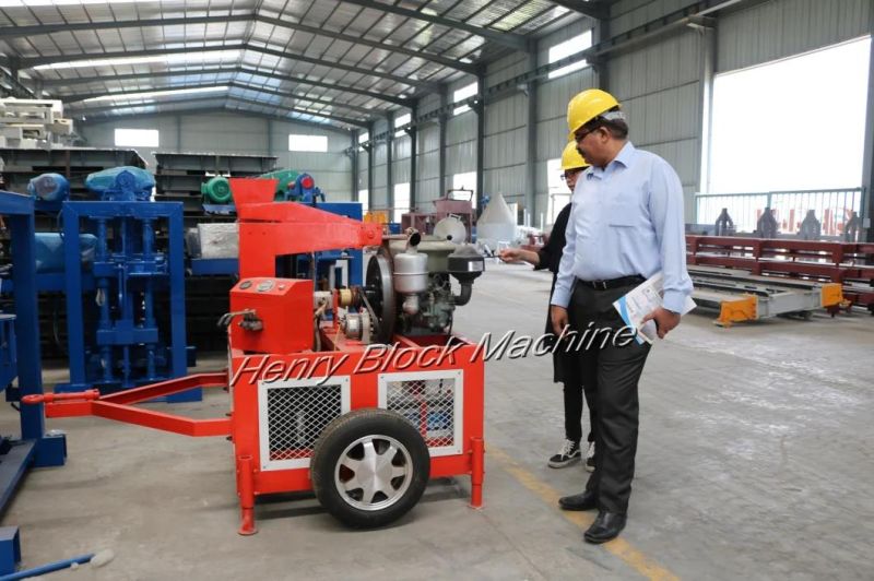 Mobile Hydroform Style Clay Soil Interlocking Construction Machine with Brick Making Machine Price