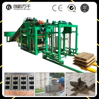 Qt4-25 Automatic Easy Operated Cement Hollow Block Pavers Machine