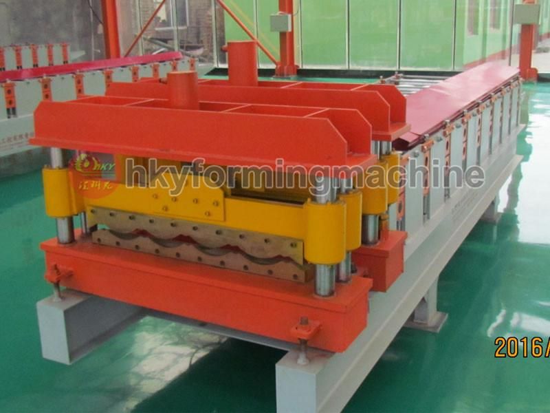 High Quality PLC Control Glazed Tile Roll Forming Machine