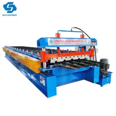 Widespan Roof Sheet Roll Forming Machine 760 Metal Longspan Trapezoidal Roofing Machinery
