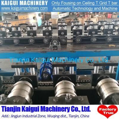 Fully Automatic PPGI T Bar T Grid Flat T Roll Forming Machine